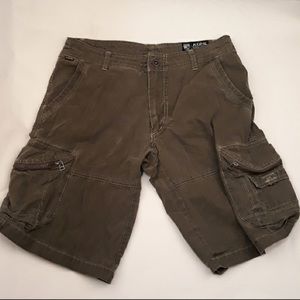 Kuhl used green patina dye shorts